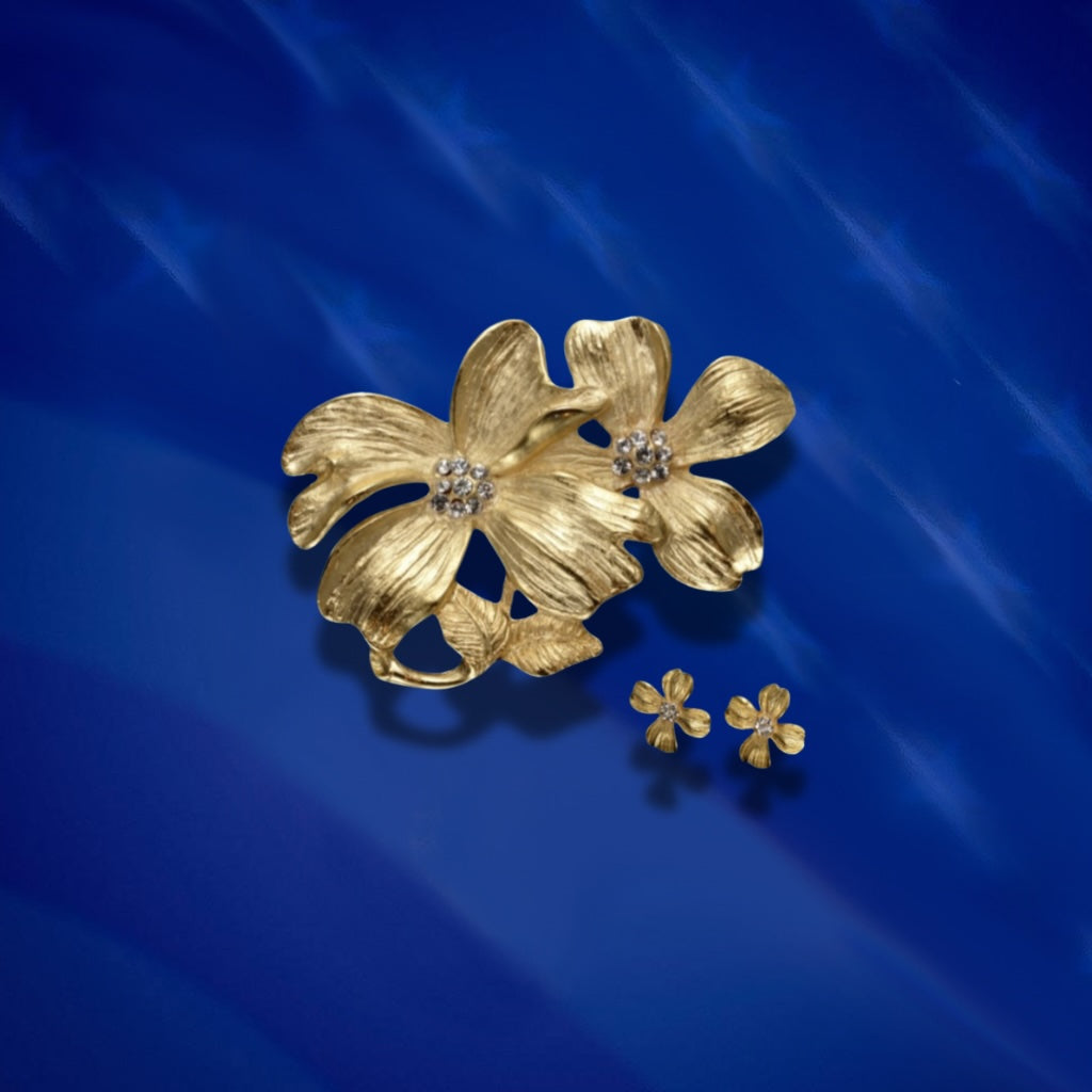 Virginia Dogwood Flower Pin – Ann Hand