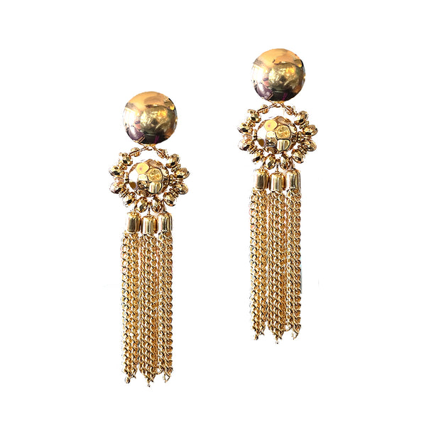 Gold-tone Dangling Earrings
