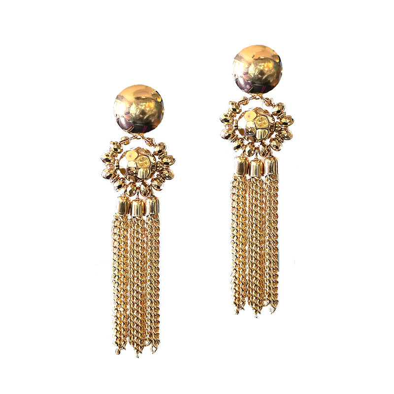 Gold-tone Dangling Earrings