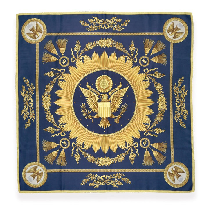 Great Seal Scarf Blue