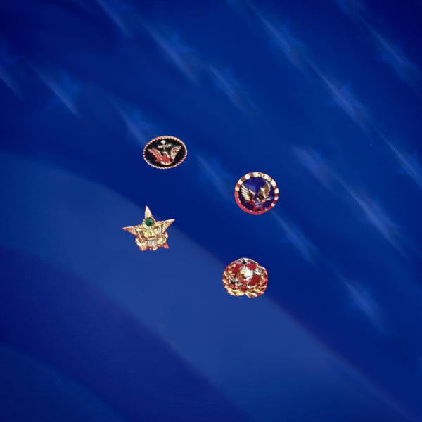 US Army, Navy, Marine Corps & Air Force Lapel Pins