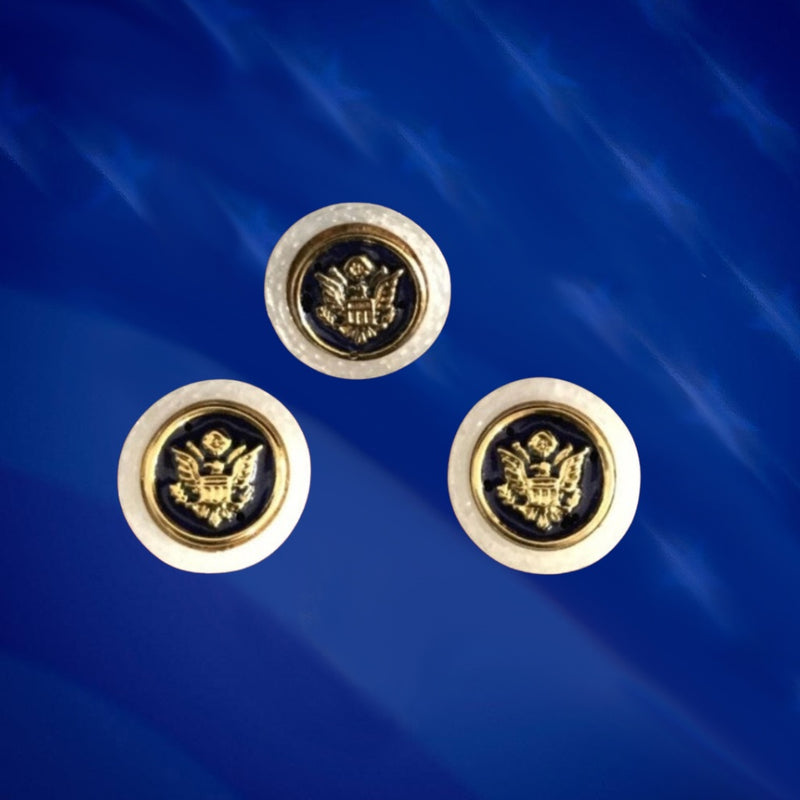 US Great Seal Cufflinks with white border