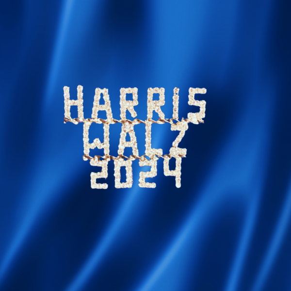 Harris-Walz Crystal Pin