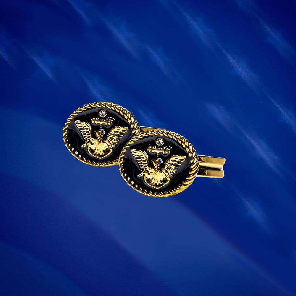 Navy Cufflinks – Ann Hand