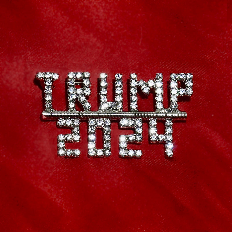 Trump 2024 Crystal Pin