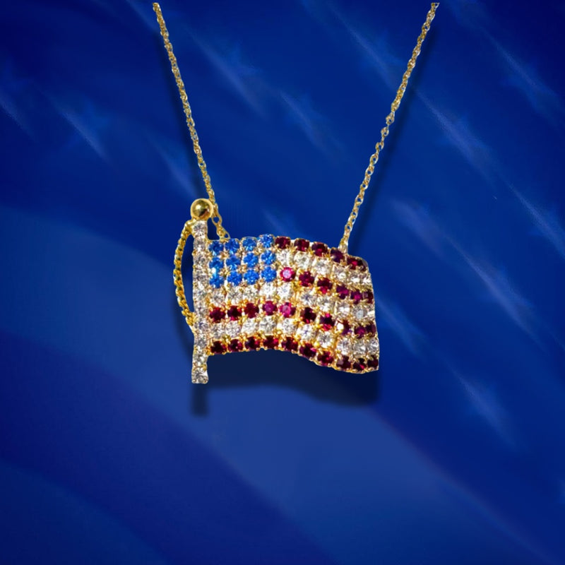 Crystal Flag Necklace – Ann Hand
