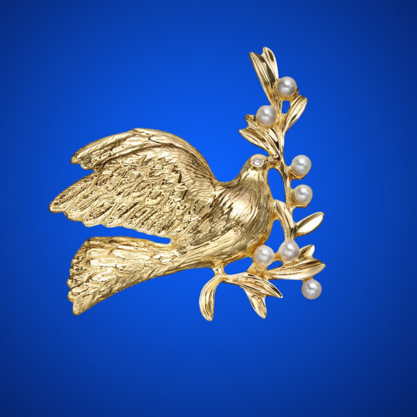 Partners in Peace Dove Pin