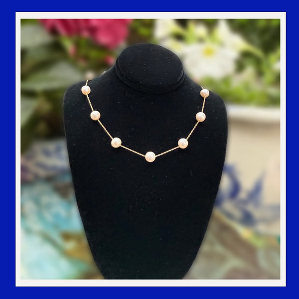 Fresh Water Pearl Necklace - Medium