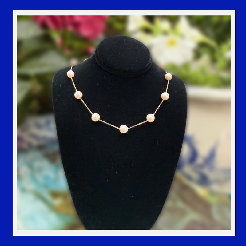 Fresh Water Pearl Necklace - Medium