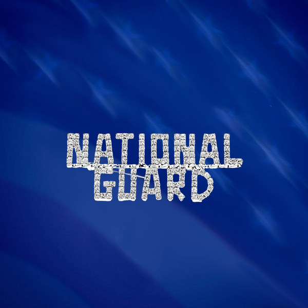 Crystal National Guard Pin