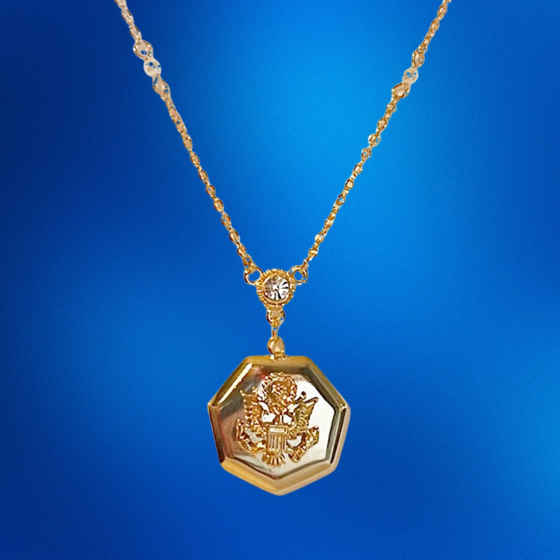 Octagon Gold Necklace