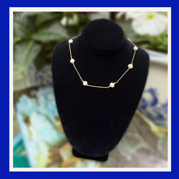 Fresh Water Pearl Necklace-small