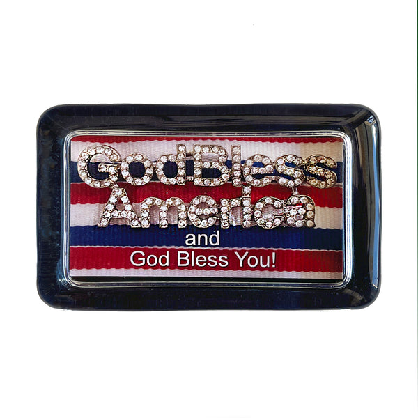 God Bless America Paperweight
