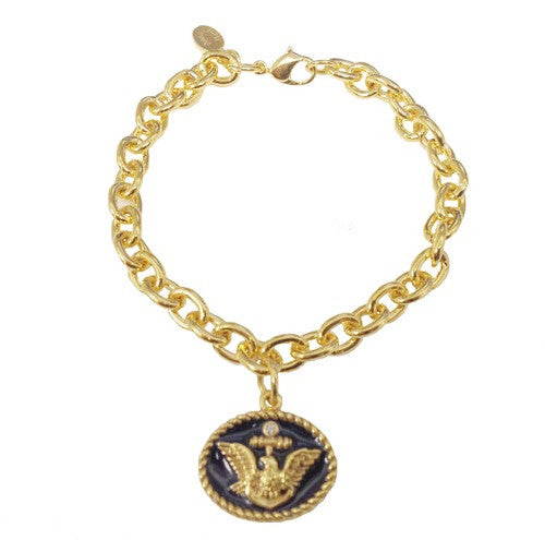 US Navy Charm Bracelet